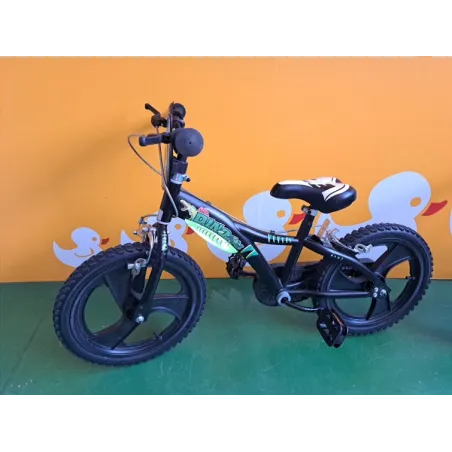 Bicicletta Nera Dinosauro 16"