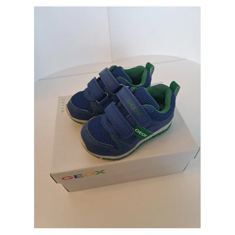 Scarpe Geox Blu E Verdi Con Scatola N.21
