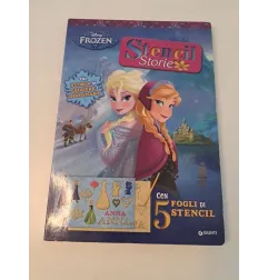 Libro Frozen Con Stencil
