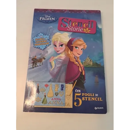 Libro Frozen Con Stencil