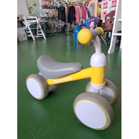 Bicicletta Senza Pedali Cavalcabile MHCYLION Gialla e Grigia