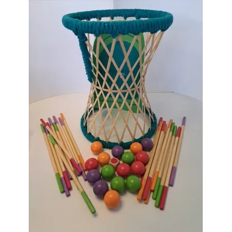 Gioco In Legno Con Palline E Stecchini