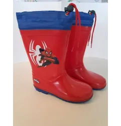 Stivali Pioggia Rossi Spiderman N 32 - Vestono Grande
