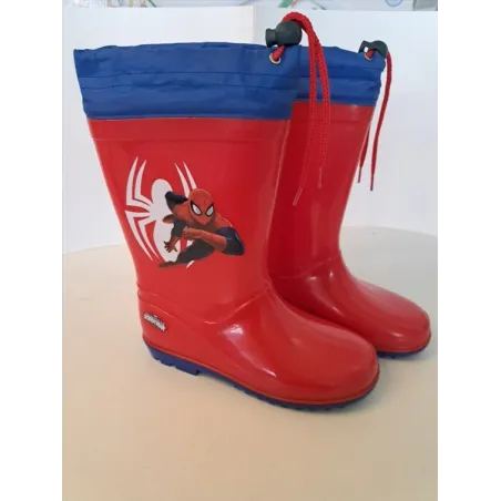 Stivali Pioggia Rossi Spiderman N 32 - Vestono Grande