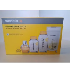 Kit Mustela Per Latte Materno Store & Feed (Mancano I Sacchetti Per Congelare)