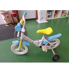 Bicicletta 12" Peppa Pig Con Rotelle