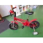 Bicicletta 12" Cars Con Rotelle