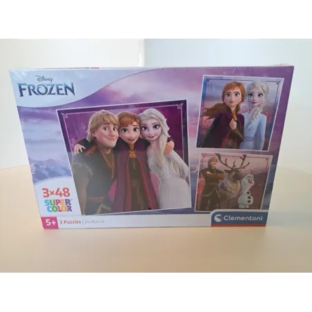 Puzzle Frozen 3x48 PZ Nuovo