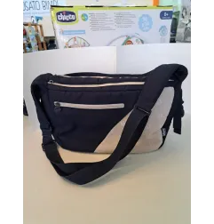 Borsa Mamma / Passeggino Chicco Blu Con Telo Fasciatoio All'interno