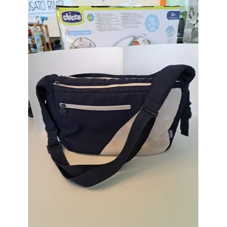 Borsa Mamma / Passeggino Chicco Blu Con Telo Fasciatoio All'interno