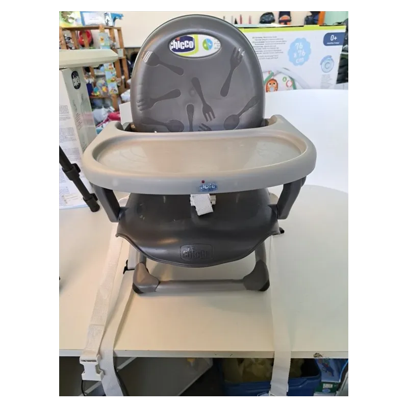 Seggiolino Da Tavolo Chicco Grigio Con Vassoio