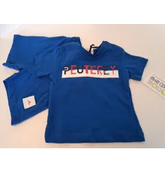 Completo Pantaloncini e T Shirt Blu Peuterey 9 M