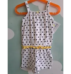Tuta Bianca A Pois 3 A