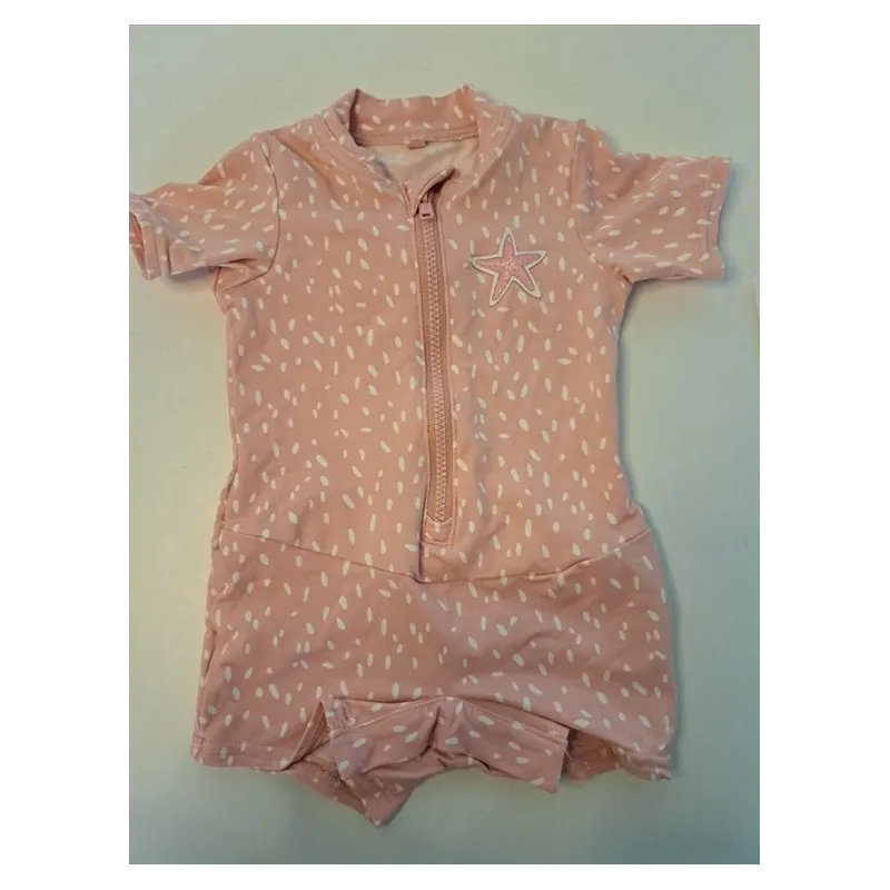 Cosumtume Intero / Piccola Muta Rosa Stella Marina 6/9 M