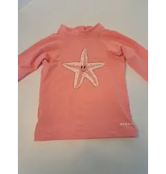 Maglia UV Pretection Rosa Stella Marina 6/12 M