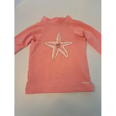 Maglia UV Pretection Rosa Stella Marina 6/12 M