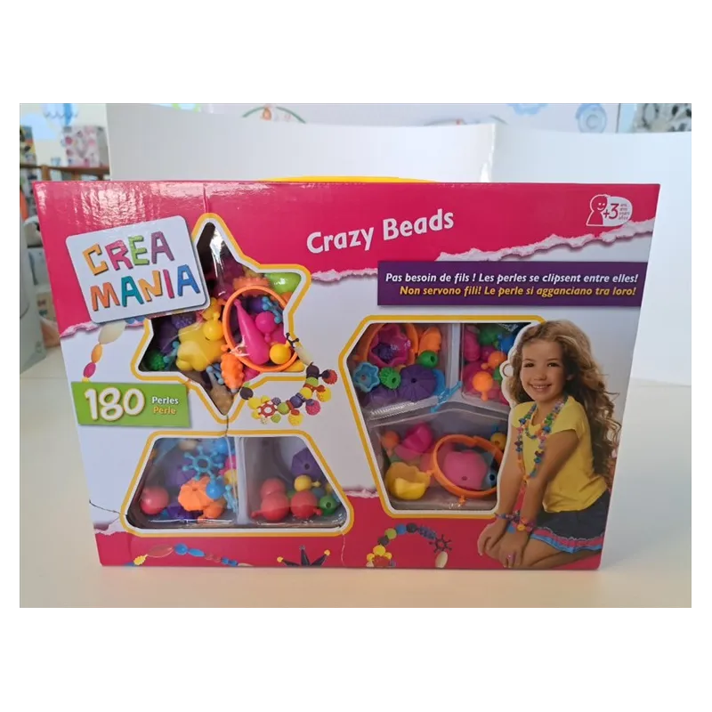 Perle Per Braccialetti e Collane Crazy Beads (Anche Per Motricità Fine)