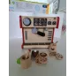 Macchina Caffè In Legno Con Accessori