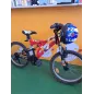 Biciclettaa B Twin Creator Rossa 20" Con Casco Blu