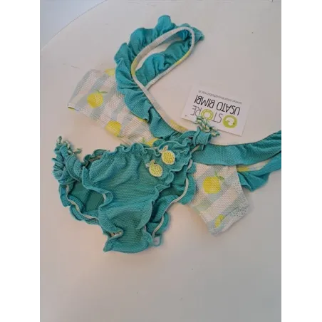 Bikini Ovs Azzurro E Limoni 7-8 A