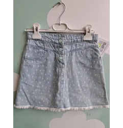 Gonna Pois Jeans Chiaro Du Pareil Au Meme 10 A