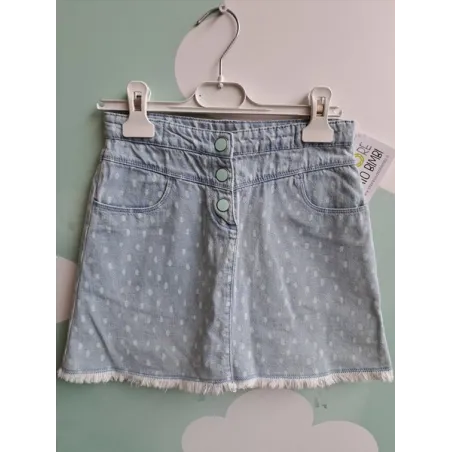 Gonna Pois Jeans Chiaro Du Pareil Au Meme 10 A