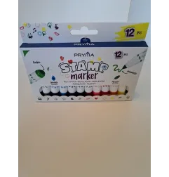 Pennarelli Stampini Stamp Marker 12 PZ