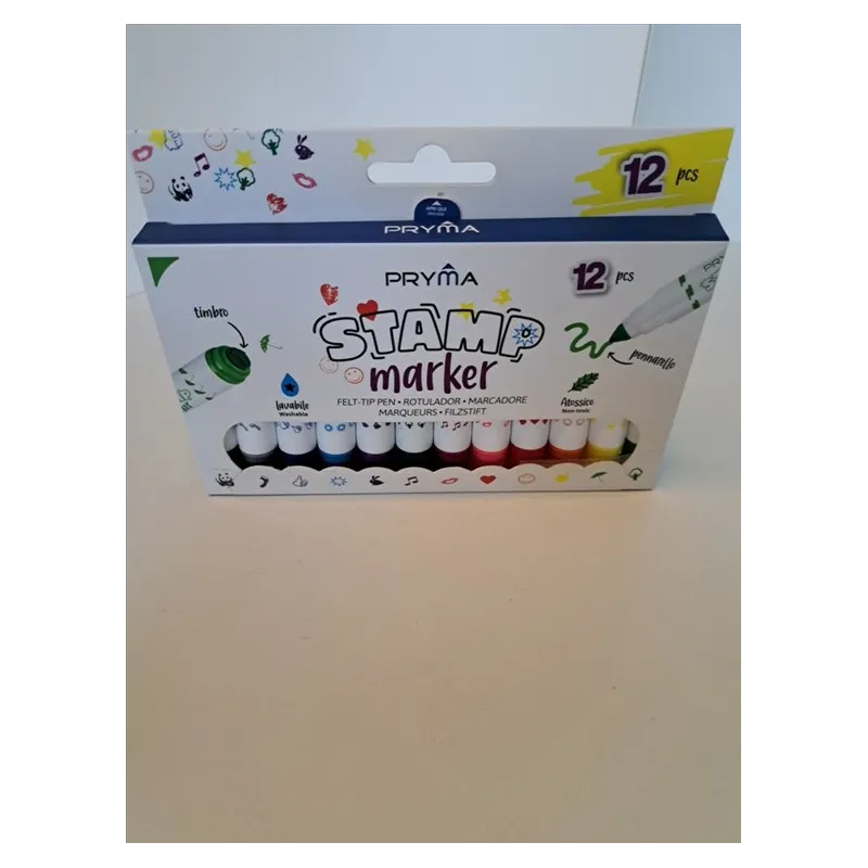 Pennarelli Stampini Stamp Marker 12 PZ