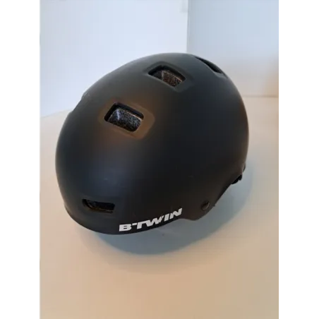 Casco Nero Btwin 52-55 Cm