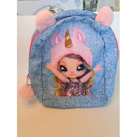 Zainetto Bambolina Unicorno Con Orecchie