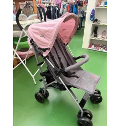 Passeggino Asalvo Baby Mombi2 Chiusura Ad Ombrello Capottina Rosa e Cambio Grigia Nuovo