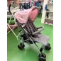 Passeggino Asalvo Baby Mombi2 Chiusura Ad Ombrello Capottina Rosa e Cambio Grigia Nuovo