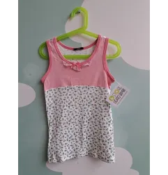 Canotta Tezenis Rosa Fiorellini 6 A