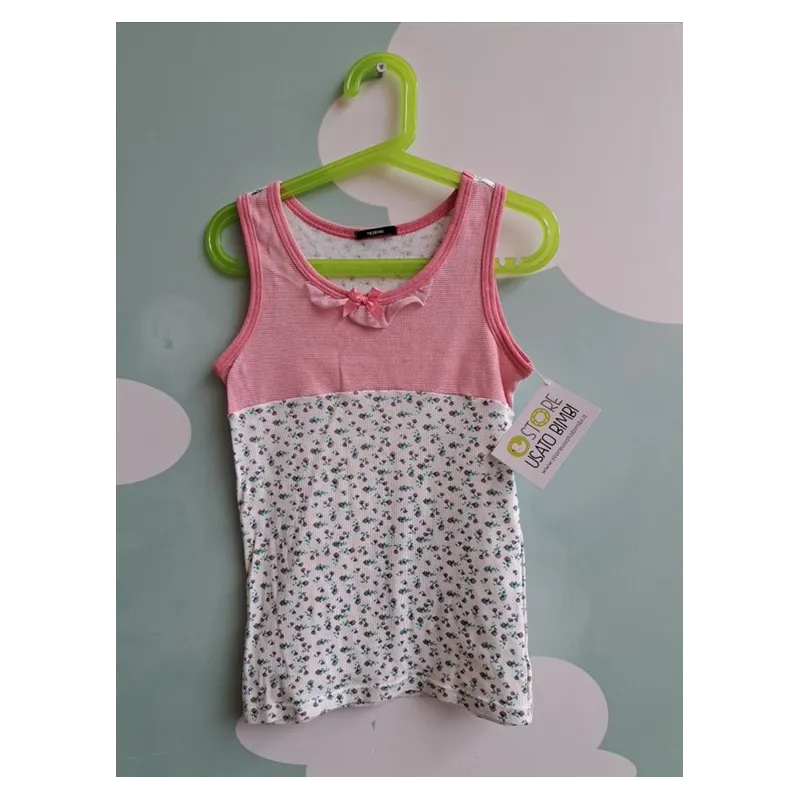 Canotta Tezenis Rosa Fiorellini 6 A