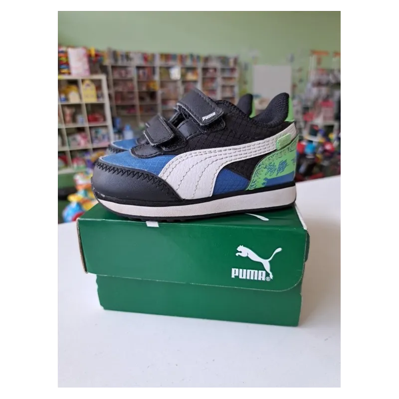 Scarpe Puma Blu Nere Verdi N 20