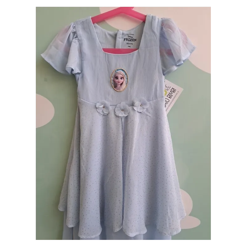 Vestito Azzurro Frozen 5 A - 110 CM