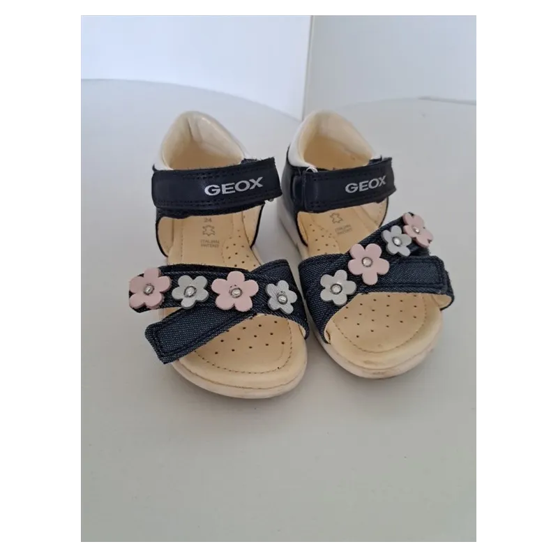 Sandali Geox Blu Fiorellini N 24
