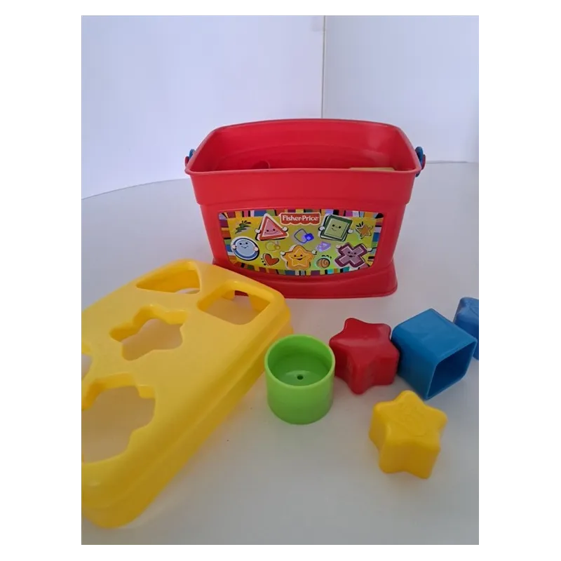 Gioco Incastri Fisher Price Bidoncino Rosso