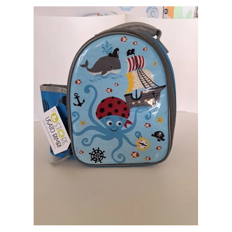 Borsa Termica Per Bimbi Con Portaborraccia Polpo