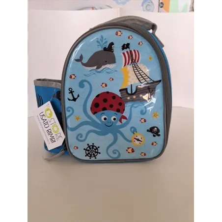 Borsa Termica Per Bimbi Con Portaborraccia Polpo