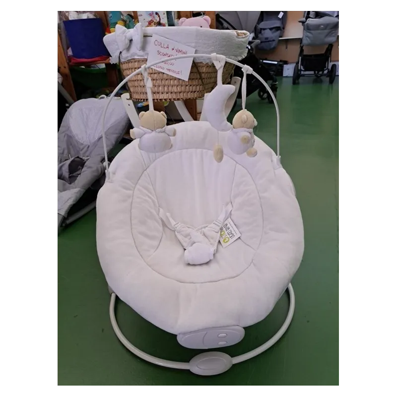 Sdraietta Bianca Nanan Con Suoni e Vibrazione