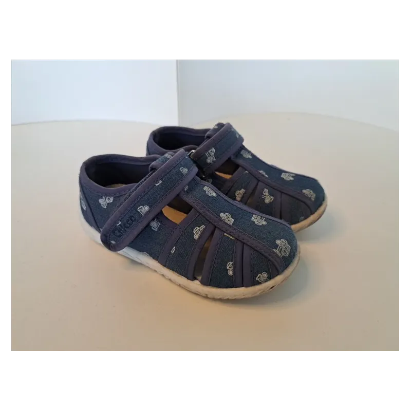 Sandali Chiusi Jeans Con Macchinine N.25