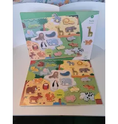 Puzzle In Legno Animali Djeco