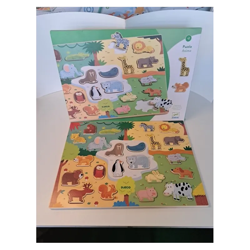 Puzzle In Legno Animali Djeco