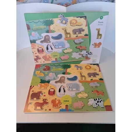 Puzzle In Legno Animali Djeco