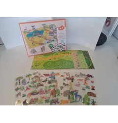 Gioco Con Adesivi Da Alzare Con Sfondi Djeco