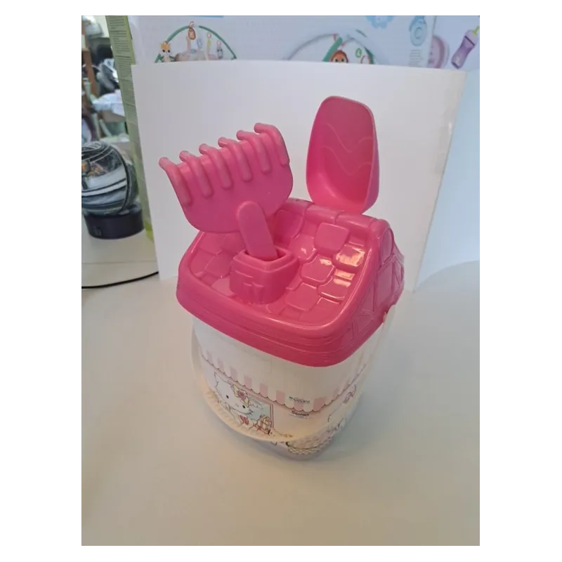 Secchiello, Paletta e Rastrello Rosa Hello Kitty