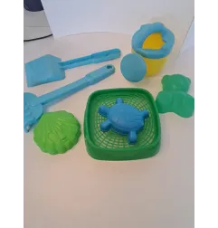 Set Da Spiaggia Paletta, Rastrello, Setaccio, Formine
