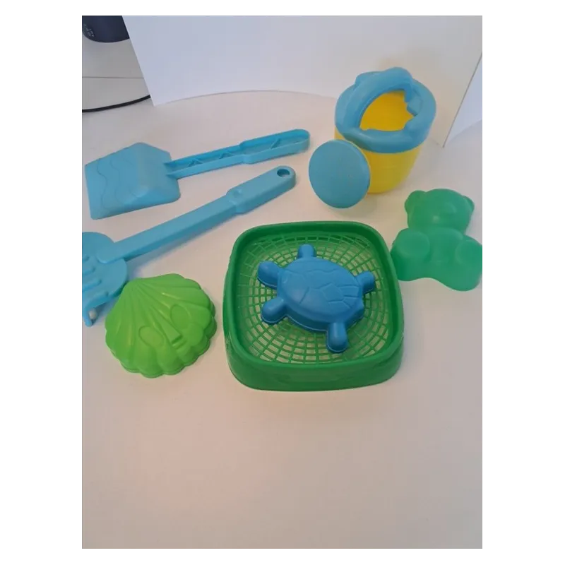 Set Da Spiaggia Paletta, Rastrello, Setaccio, Formine