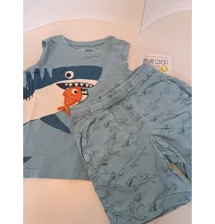 Completo Canotta + Pantaloncini Squalo 4 A